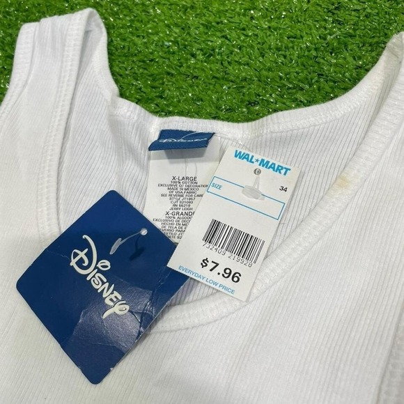 Vintage Y2K Disney Minnie Mouse Size XL Summer Tank Top Retro Glam - Picture 2 of 5